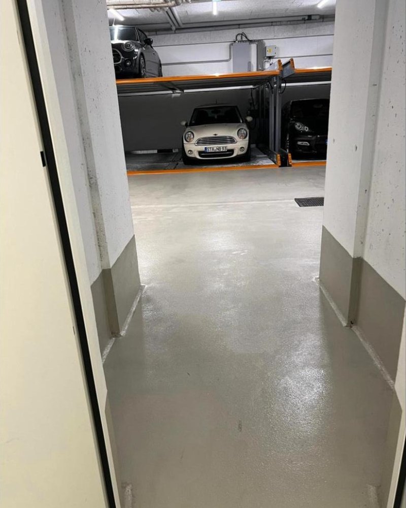 Gereinigter Zugang zur Tiefgarage